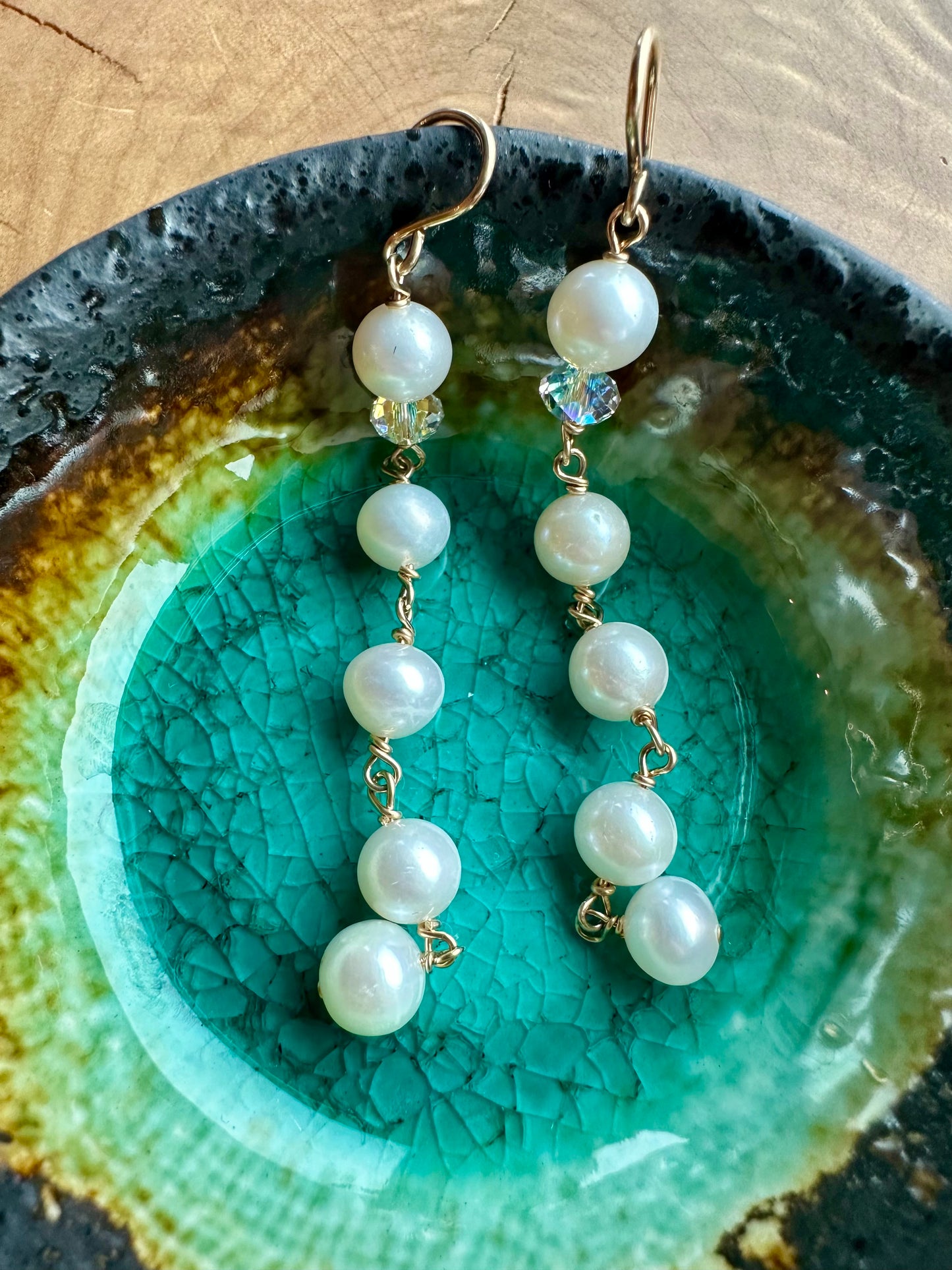 Pearls by the Yard Earring