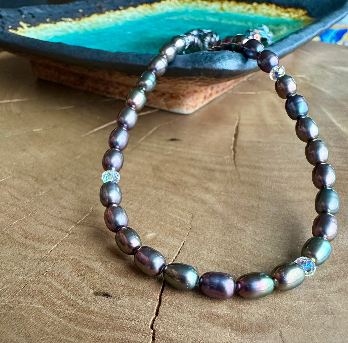 Bronzed Beauty Cultured Pearl Necklace