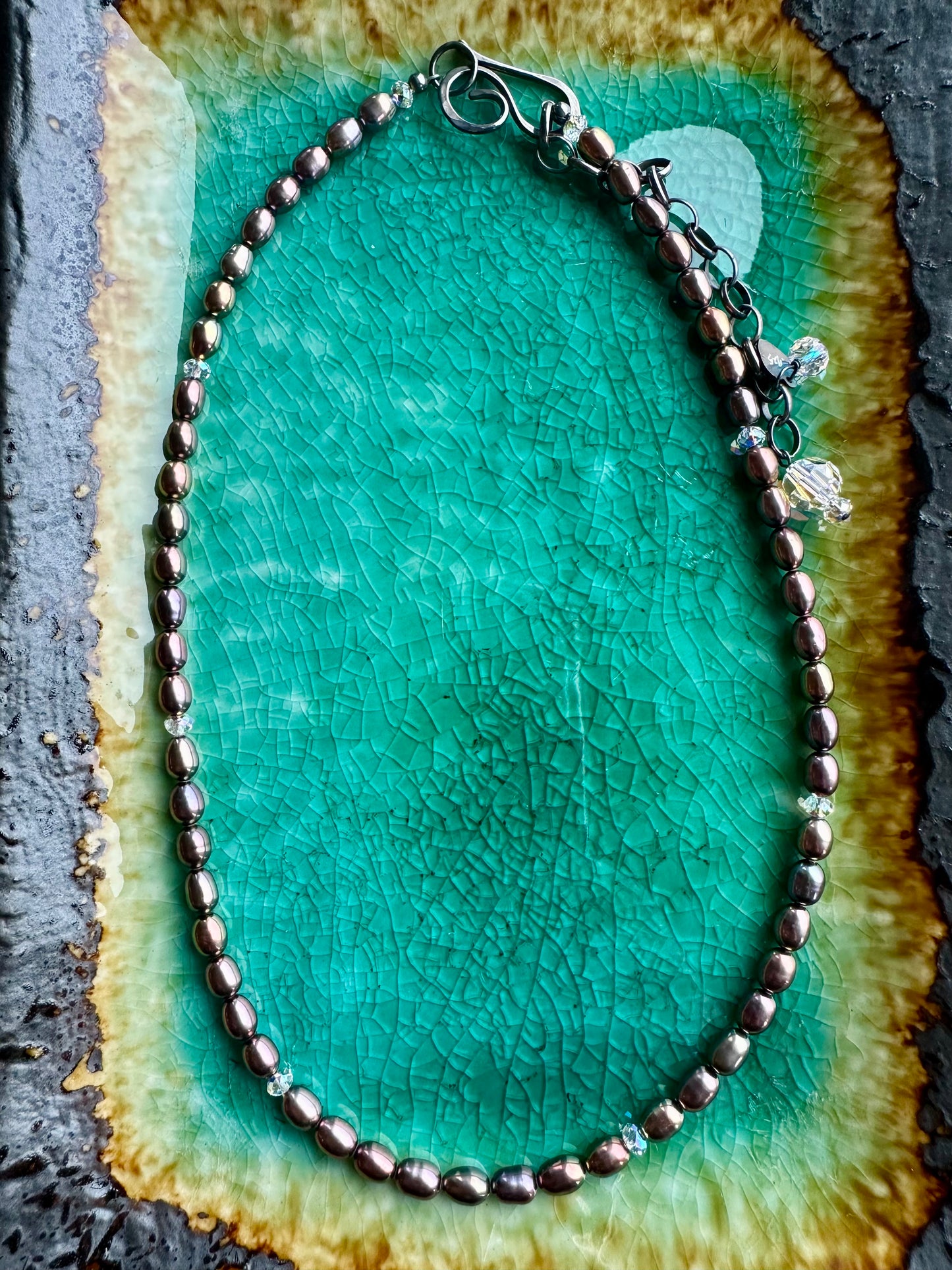 Bronzed Beauty Cultured Pearl Necklace