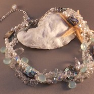 Following Seas Cluster Necklace