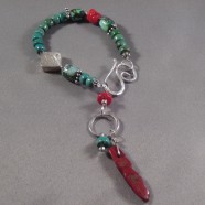 Turquoise & Red Coral