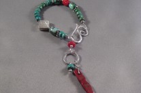 Turquoise & Red Coral